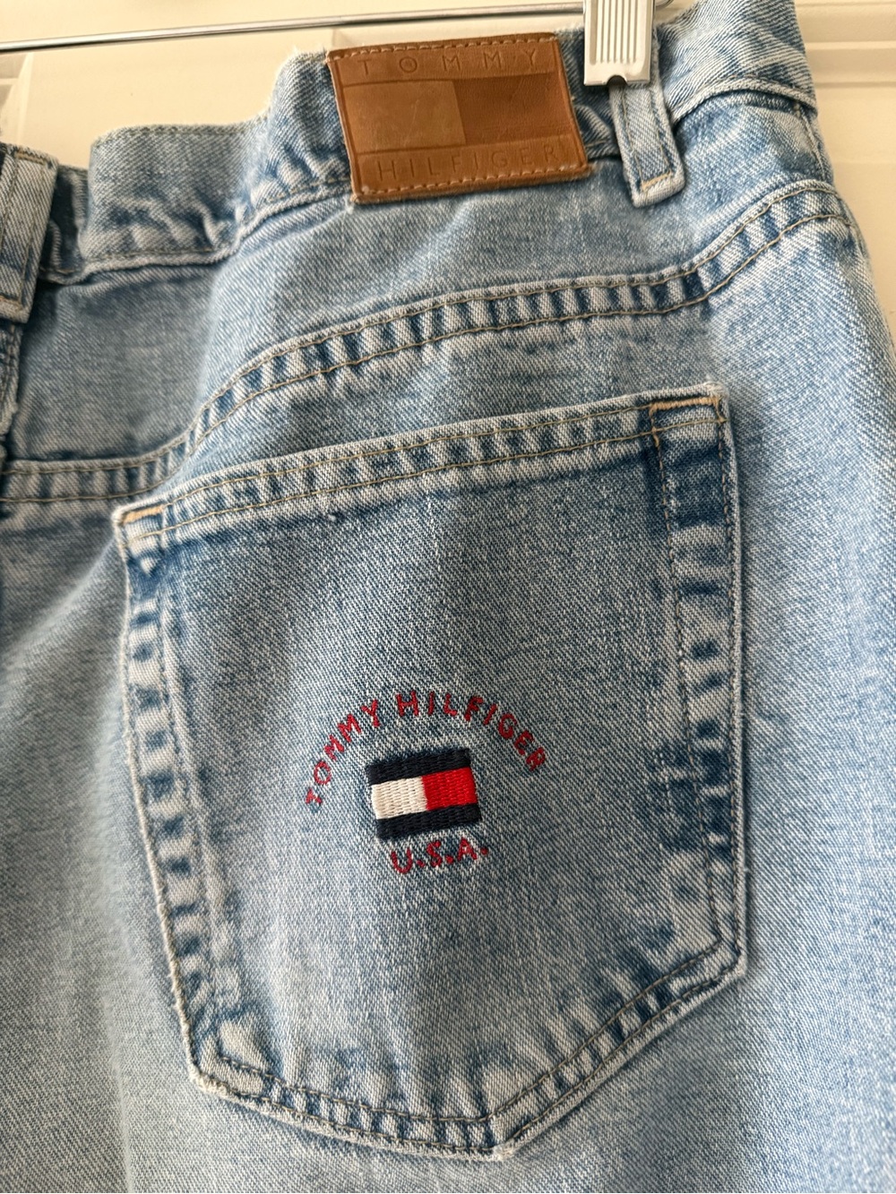 Vintage Tommy Hilfiger Bootcut Jeans with Embroidered Logo